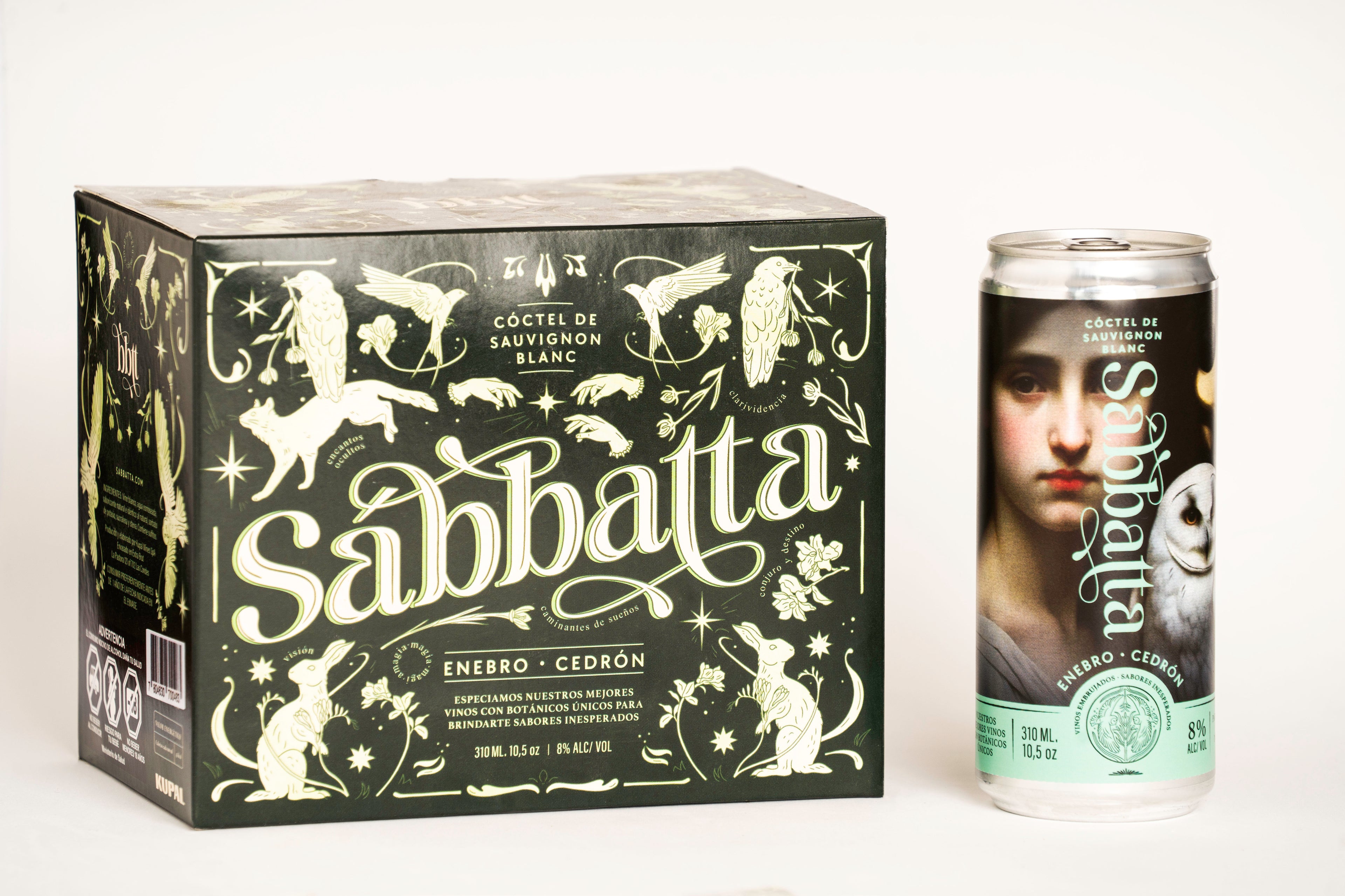 Soft Sparkling de Sauvignon Blanc sabor Enebro/Cedrón