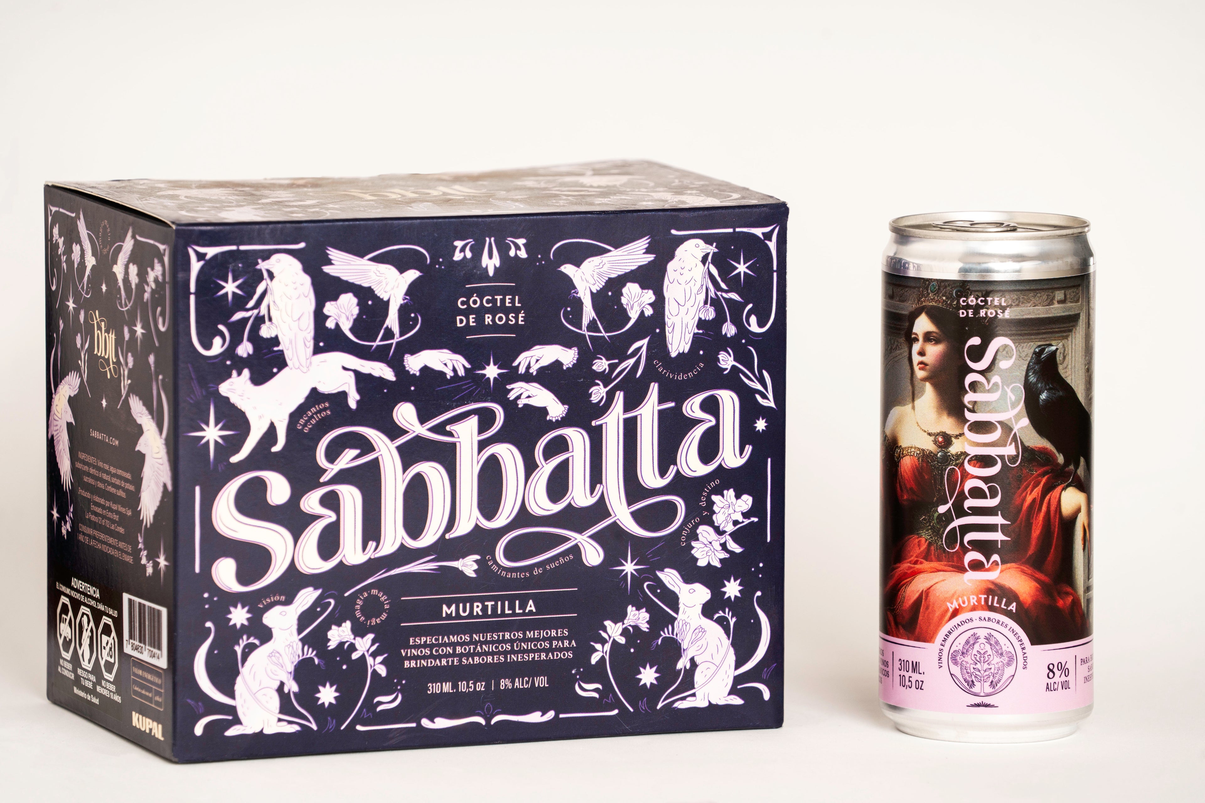 Soft Sparkling Rosé sabor  Murtilla